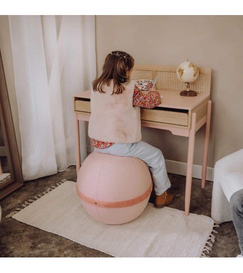 Bloon Kids Rosa Pastell - Sitzball für Kinder Bloon Paris Büro vluv Sitzbälle gut für rücken kaufen