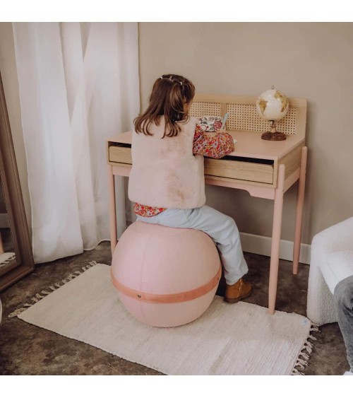 Bloon Kids Rosa pastello - Palla da seduta 45 cm Bloon Paris palla da seduta pouf gonfiabile