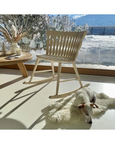 SPIRA Rocking Chair Ash - Fauteuil à bascule design MYLHTA relaxant confortable allaitement maison salon