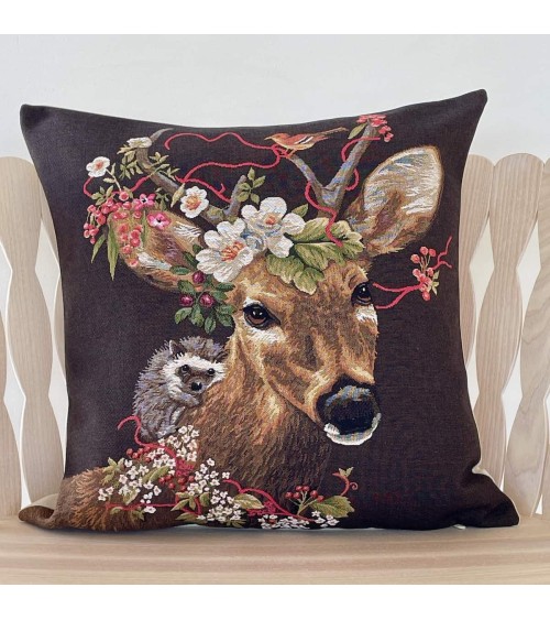 Cervo e riccio - Copricuscini divano Yapatkwa cuscini decorativi per sedie cuscino eleganti