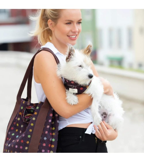 Kate Multispot Wine - Grande borsa a tracolla Hettie originale kitatori