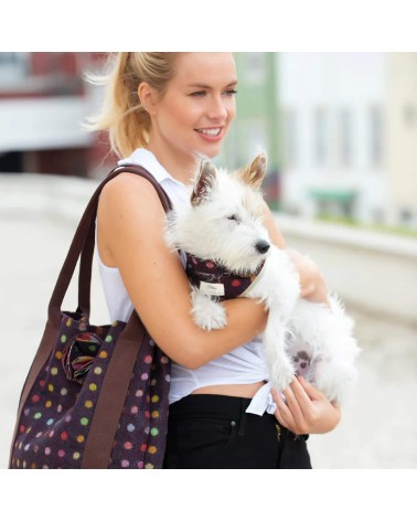 Kate Multispot Wine - Grande borsa a tracolla Hettie originale kitatori