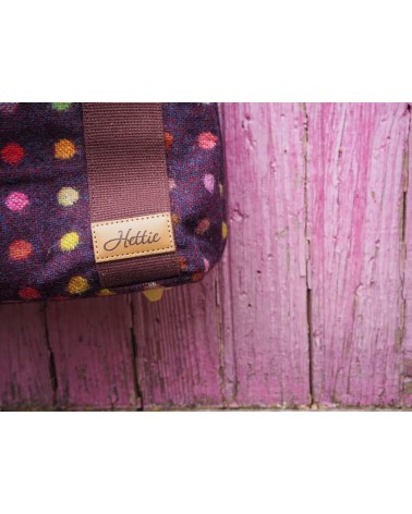Kate Multispot Wine - Grande borsa a tracolla Hettie originale kitatori