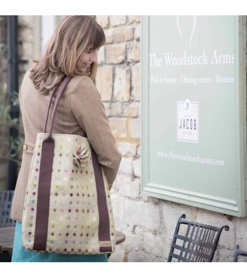 Kate Multispot Lime - Grande borsa a tracolla Hettie originale kitatori