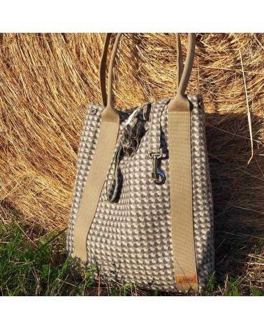 Kate Holborn Taupe - Large shoulder bag Hettie trends original kitatori