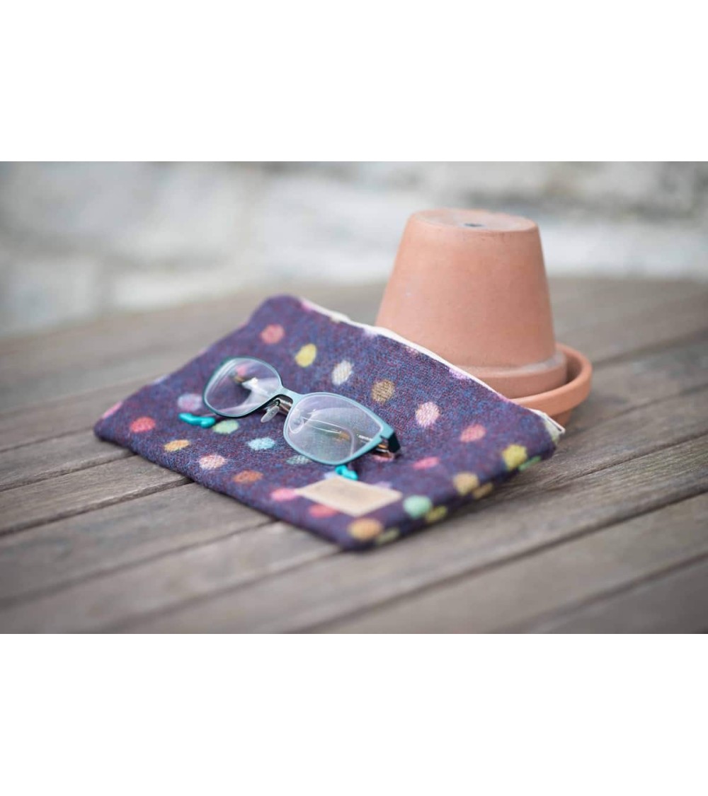 Daisy Multispot Wine - Pouch, cosmetic makeup bag Hettie trends original kitatori