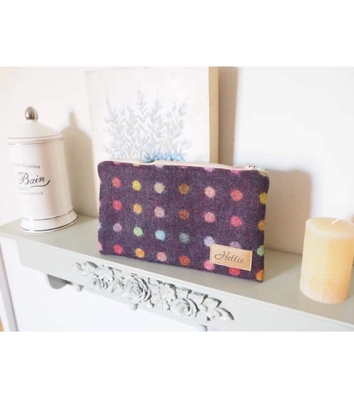 Daisy Multispot Wine - Pouch, cosmetic makeup bag Hettie trends original kitatori