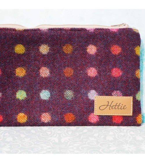 Daisy Multispot Wine - Pouch, cosmetic makeup bag Hettie trends original kitatori