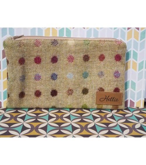 Daisy Multispot Lime - Pouch, cosmetic makeup bag Hettie trends original kitatori