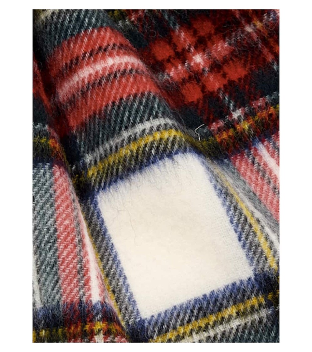Tartan Dress Stewart - écharpe en laine mérinos Bronte by Moon luxe pour femme homme Suisse Kitatori