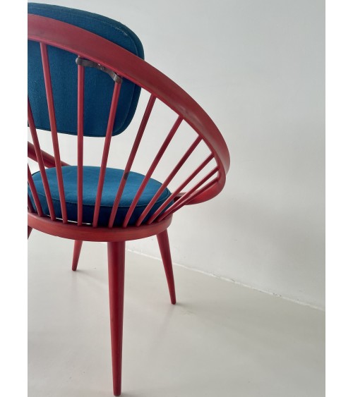 Circle Chair by Yngve Ekström - Vintage wooden armchair kitatori switzerland vintage furniture design classics