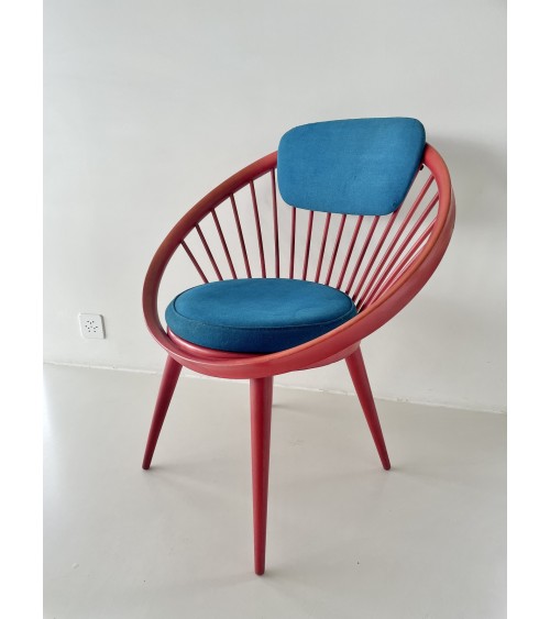 Circle Chair by Yngve Ekström - Vintage wooden armchair kitatori switzerland vintage furniture design classics