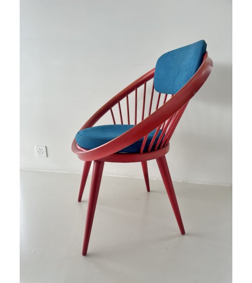 Circle Chair by Yngve Ekström - Vintage wooden armchair kitatori switzerland vintage furniture design classics
