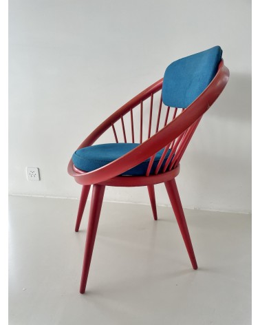 Circle Chair by Yngve Ekström - Vintage wooden armchair kitatori switzerland vintage furniture design classics