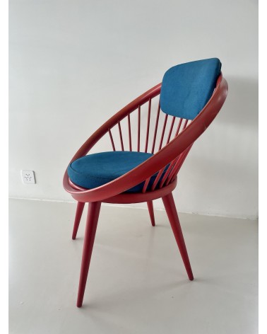 Circle Chair by Yngve Ekström - Vintage wooden armchair kitatori switzerland vintage furniture design classics