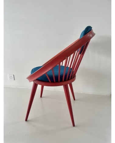 Circle Chair by Yngve Ekström - Vintage wooden armchair kitatori switzerland vintage furniture design classics