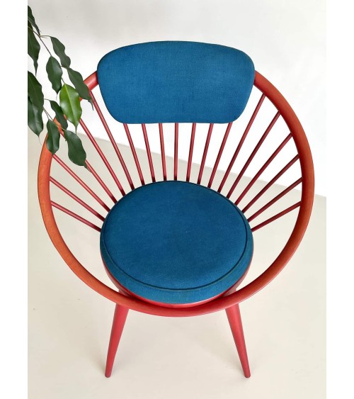 Circle Chair by Yngve Ekström - Vintage wooden armchair kitatori switzerland vintage furniture design classics