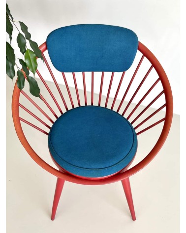 Circle Chair by Yngve Ekström - Vintage wooden armchair kitatori switzerland vintage furniture design classics