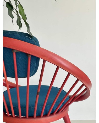 Circle Chair by Yngve Ekström - Vintage wooden armchair kitatori switzerland vintage furniture design classics