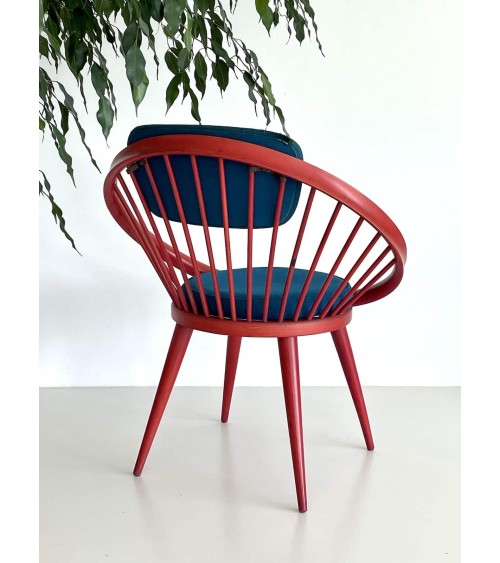 Circle Chair by Yngve Ekström - Vintage wooden armchair kitatori switzerland vintage furniture design classics