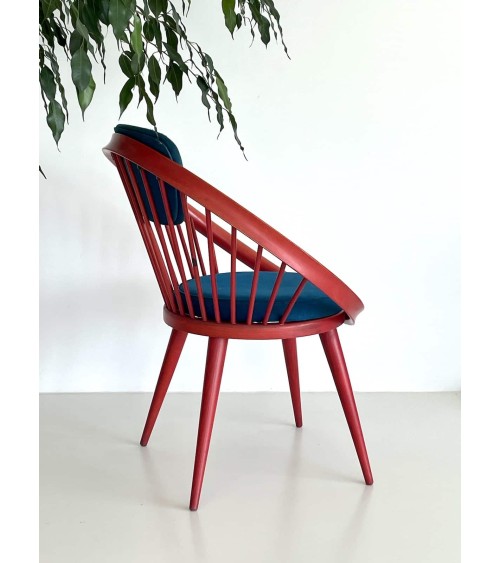 Circle Chair di Yngve Ekström - Poltrona design Vintage kitatori mobili Oggetto di design vintage svizzera