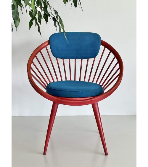 Circle Chair by Yngve Ekström - Vintage wooden armchair kitatori switzerland vintage furniture design classics
