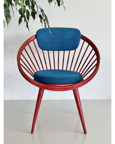 Circle Chair de Yngve Ekström - Fauteuil design Vintage kitatori meuble vintage shop online boutique suisse