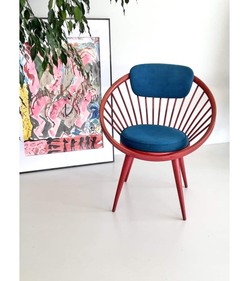 Circle Chair de Yngve Ekström - Fauteuil design Vintage kitatori meuble vintage shop online boutique suisse