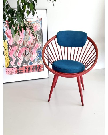 Circle Chair by Yngve Ekström - Vintage wooden armchair kitatori switzerland vintage furniture design classics