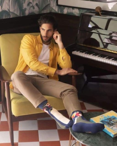 Chaussettes BeBirds - Oiseaux Besocks jolies pour femme originales pour homme chausset rigolotes drole Suisse