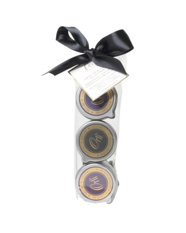 Gold Shimmer - Trio di candele per massaggio terapeutico candela per massaggio professioale svizzera