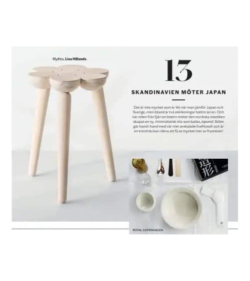 Mylhta Ash Stool - Design Hocker aus Esche Holz MYLHTA Kitatori Schweiz kaufen