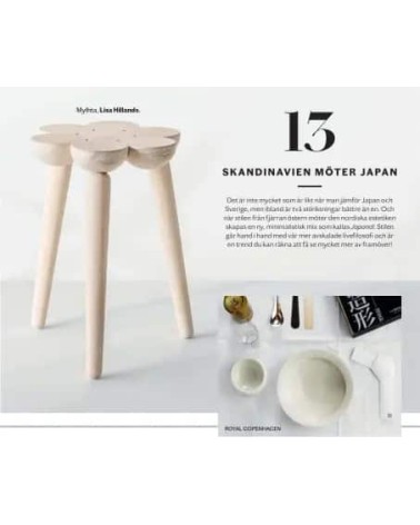 Mylhta Ash Stool - Design Hocker aus Esche Holz MYLHTA Kitatori Schweiz kaufen