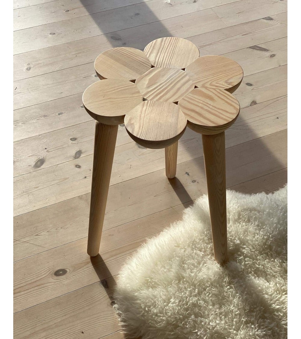 Mylhta Oak Stool - Wooden Stool MYLHTA