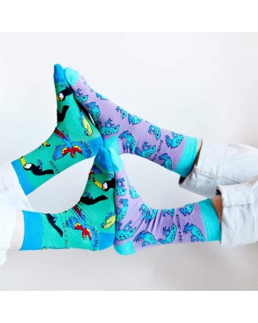 Save the Frogs - Bambou Socks Bare Kind funny crazy cute cool best pop socks for women men