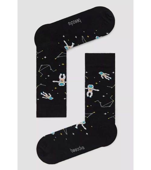 BeCosmos - Black Socks Besocks funny crazy cute cool best pop socks for women men