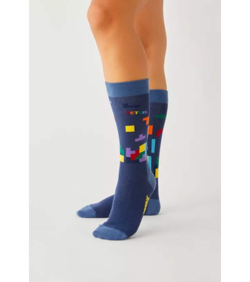 Socken BeTetris Gameplay Besocks Socke lustige Damen Herren farbige coole socken mit motiv kaufen