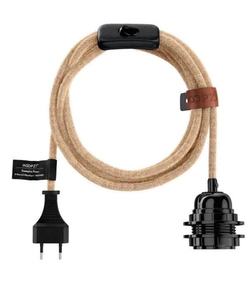 BALA Corda - Lampada a sospensione con presa Hoopzi