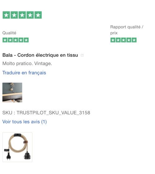 BALA Schnur - Hängelampe mit Stecker, Lampenfassung mit Kabel Hoopzi Kitatori Schweiz kaufen