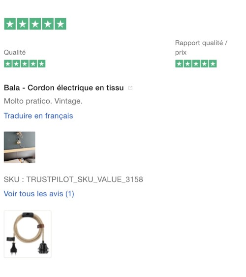 BALA Twine - Plug in Pendant Light kit Hoopzi