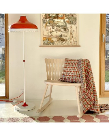 SPIRA Rocking Chair Ash - Sedia a dondolo in legno MYLHTA moderna da interno allattamento