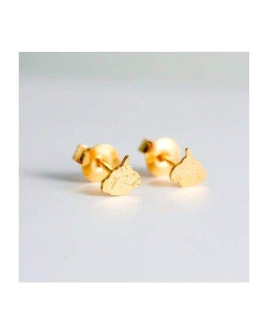 Unicorns - Gold plated earrings Adorabili Paris cute fashion design designer for women