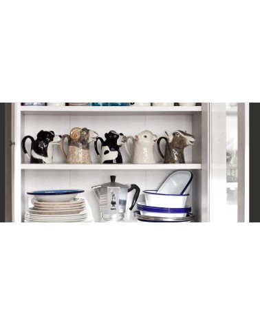 Small milk jug - Friesian Cow Quail Ceramics small pitcher coffee mini milk jugs