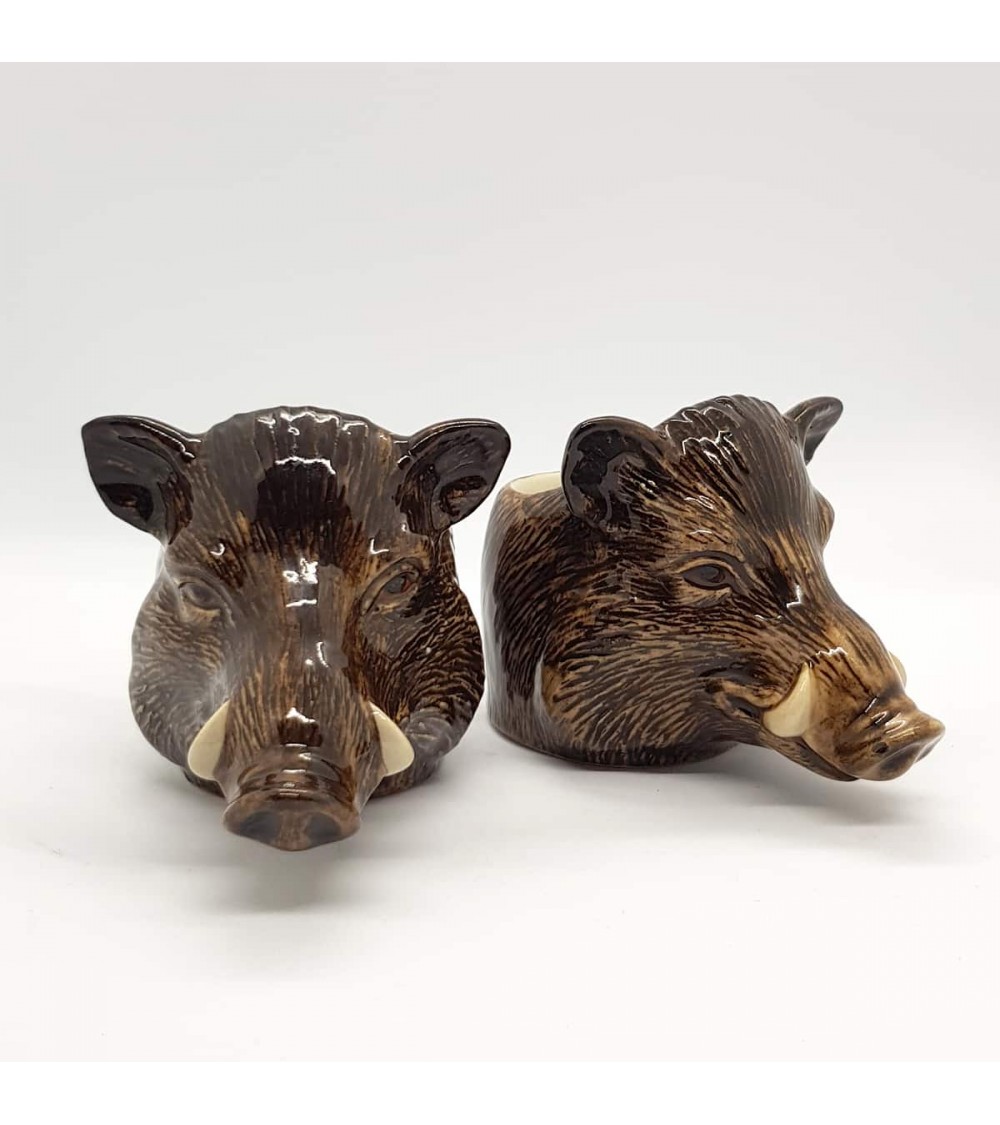 Wild Boar - Eggcup Quail Ceramics cute egg cup holder