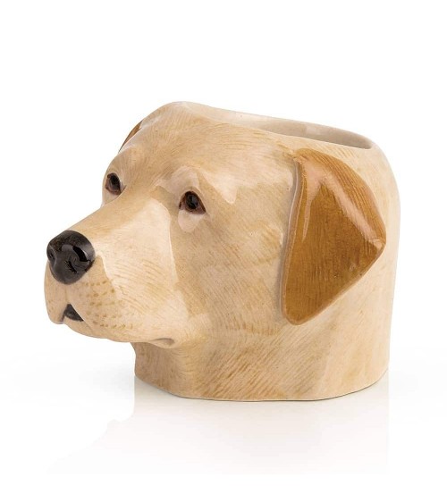 Golden Labrador - Eggcup Quail Ceramics cute egg cup holder