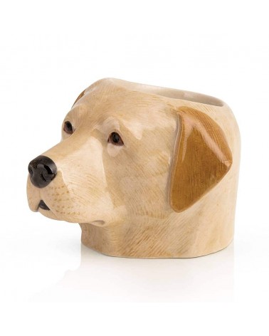 Labrador Beige - Coquetier en céramique Quail Ceramics oeuf original design