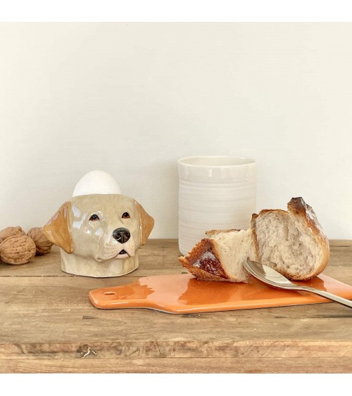 Goldener Labrador - Eierbecher aus Keramik Quail Ceramics lustige design kaufen