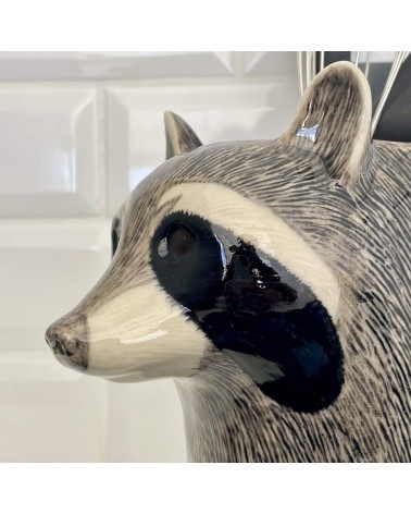 Raccoon - Ceramic Utensil Holder Quail Ceramics
