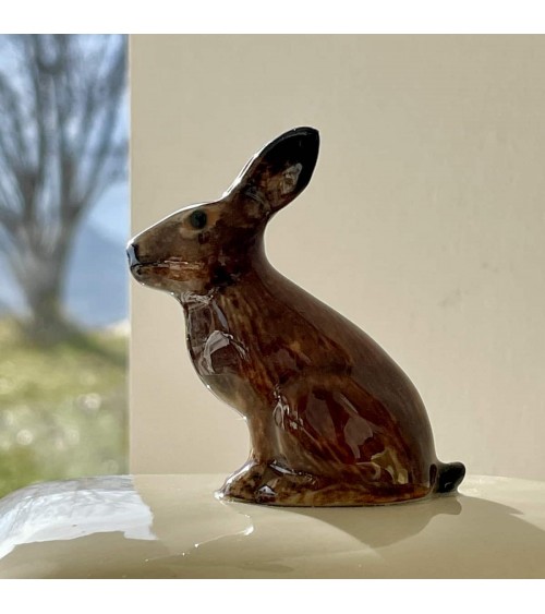 Hare - Ceramic butter dish Quail Ceramics