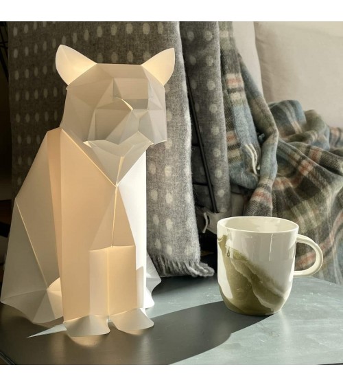 Grand Mug en porcelaine - Vapor Vert Maison Dejardin design à café thé cappuccino originale grande grosse original fun